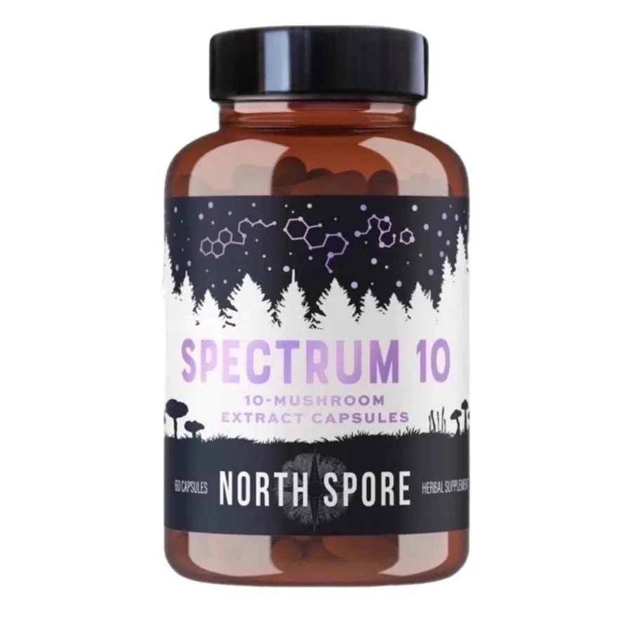 Organic High Potency Multi-Mushroom 60 Capsules &quot;Spectrum 10&quot;