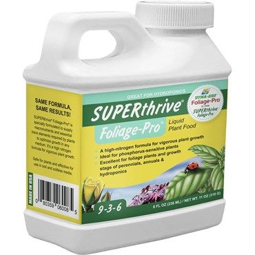 SUPERthrive Foliage-Pro Liquid Plant Food 9-3-6 - 8oz