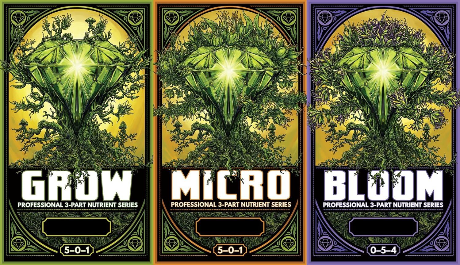 Emerald Harvest  Grow, Micro, Bloom Combo 1 qt