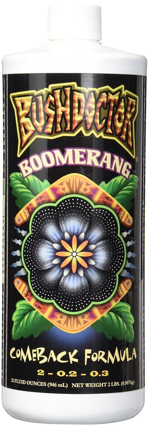 FoxFarm Bushdoctor Boomerang Fertilizer - for Fast Recovery of Stressed Plants 32oz