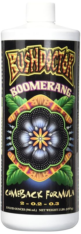 FoxFarm Bushdoctor Boomerang Fertilizer - for Fast Recovery of Stressed Plants 32oz