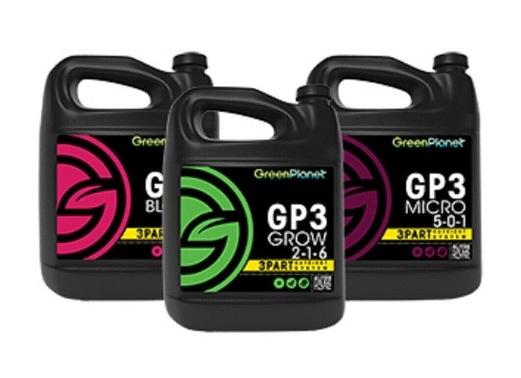 GreenPlanet  GP3 Kit - Grow, Bloom &amp; Micro 1 Gal Set