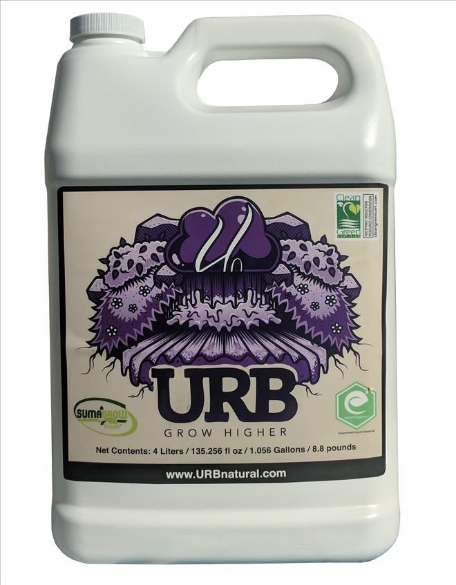 URB Natural Plant Stimulator 1 GALLON / 4L - Humic Acids and Bacteria