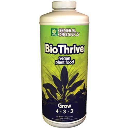 General Hydroponics Organics BioThrive Grow