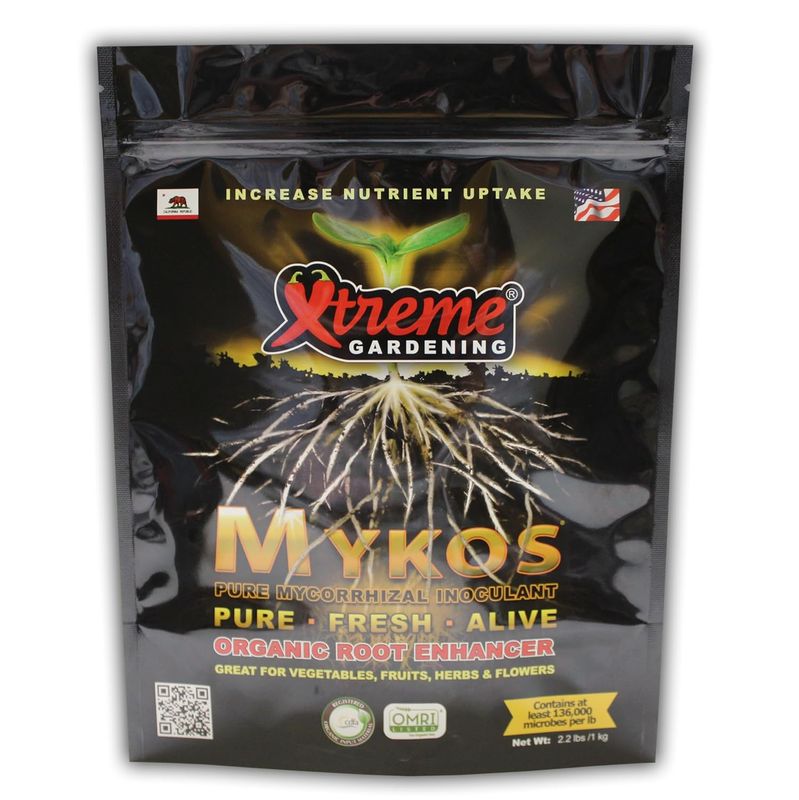 Xtreme Gardening Mykos Pure Mycorrhizal Inoculant Organic Root Enhancer, 2.2 LB - Granular