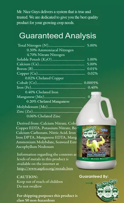 Mr. Nice Guys Mr. Micro 5-0-1 - 1 Gallon