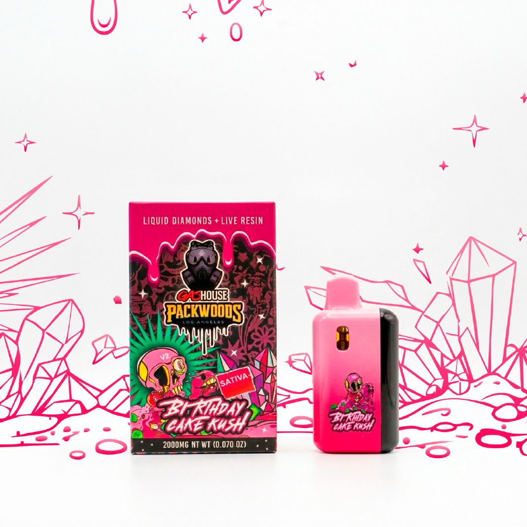 Birthday Cake Kush Liquid Diamonds + Live Resin 2000MG