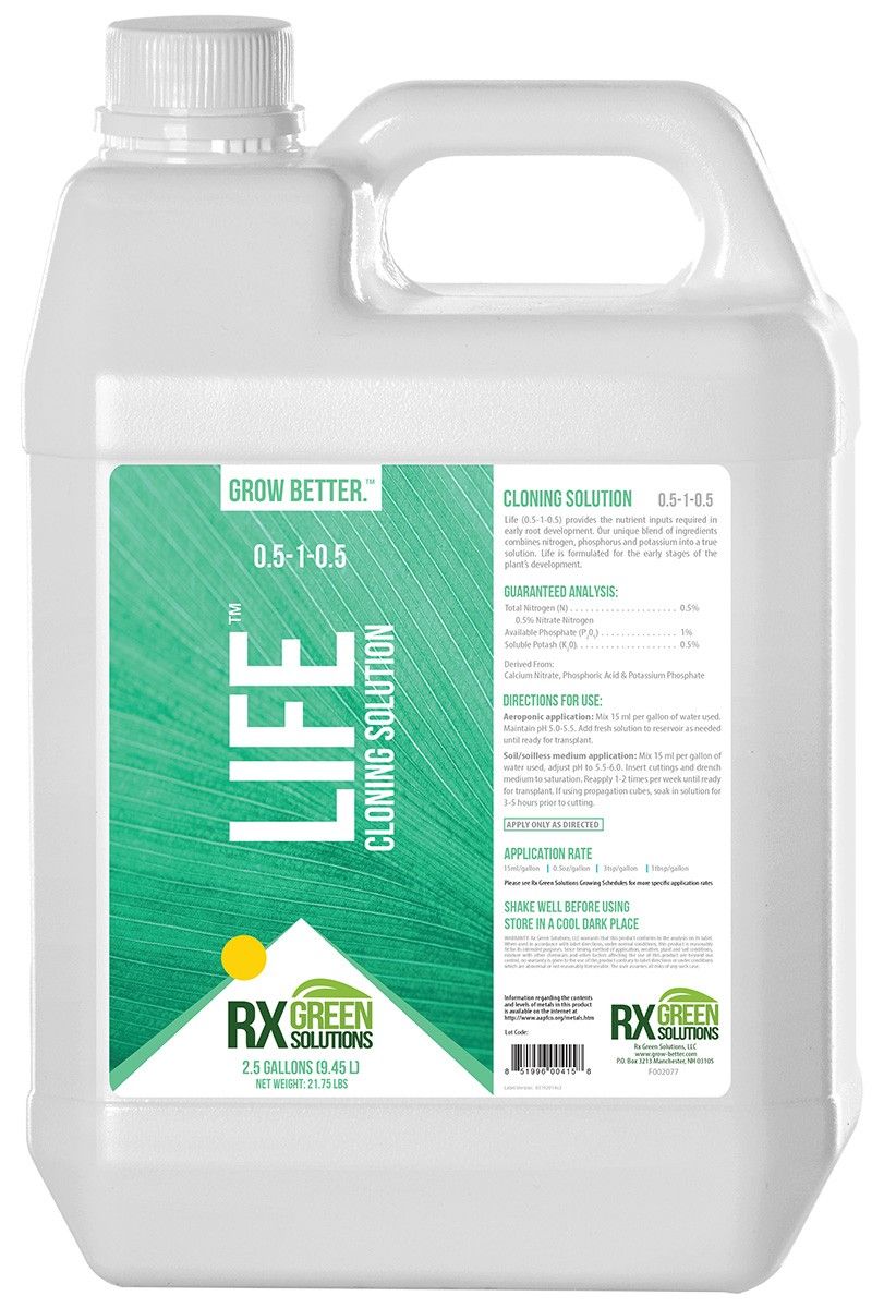 Rx Green Solutions Life 2.5gal