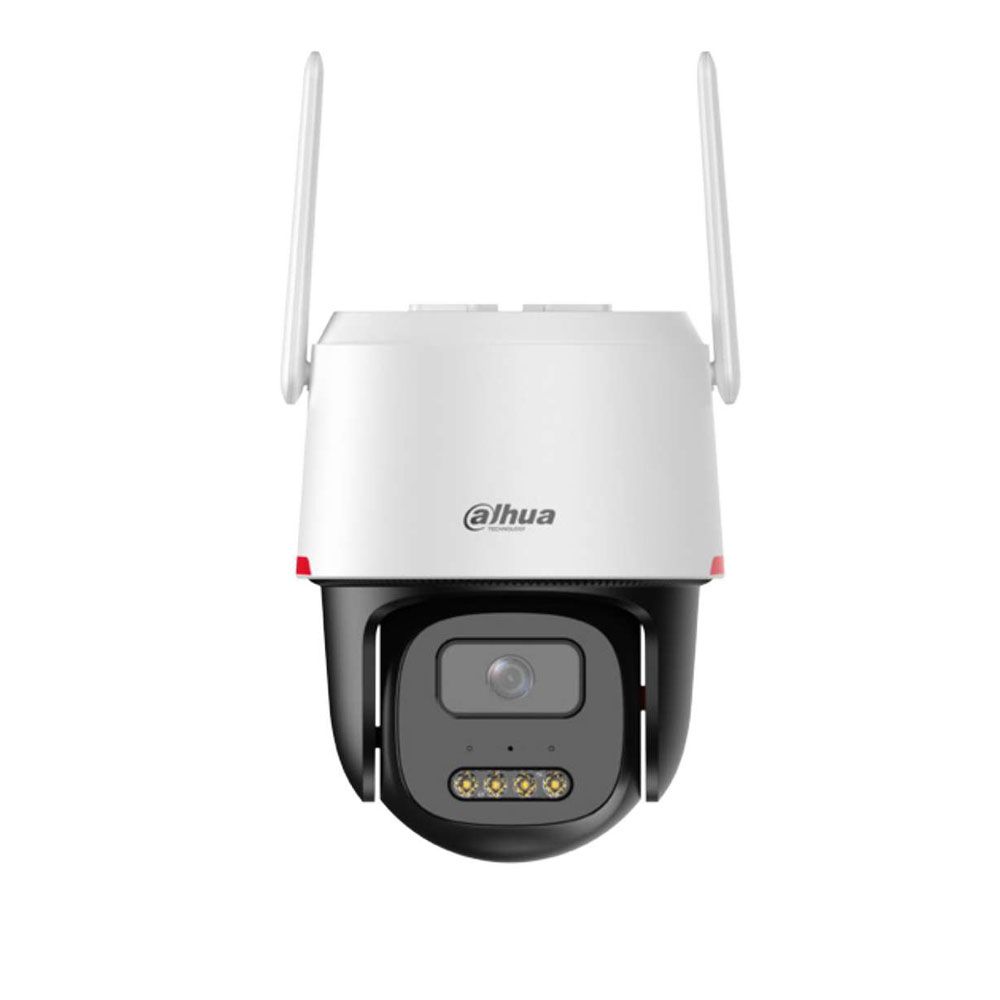 Domo PTZ Dahua Wireless con 4G, panel solar y óptica fija de 3,6 mm