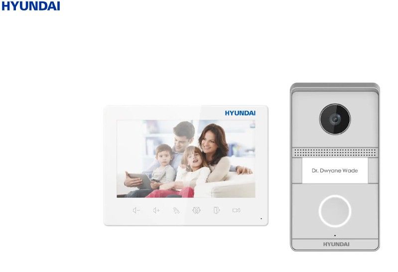 Videoportero Hyundai 2 Hilos con Monitor 7" | Ver y abrir tu puerta desde casa