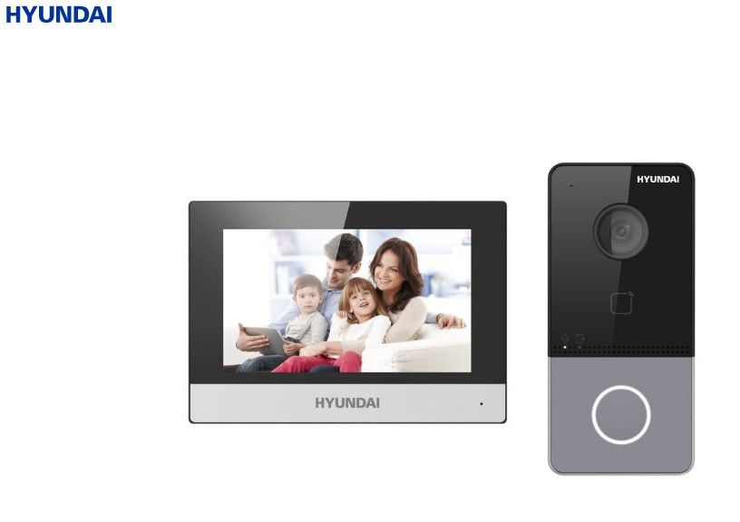 Videoportero IP Hyundai WiFi con Pantalla Táctil 7" y Control desde Móvil