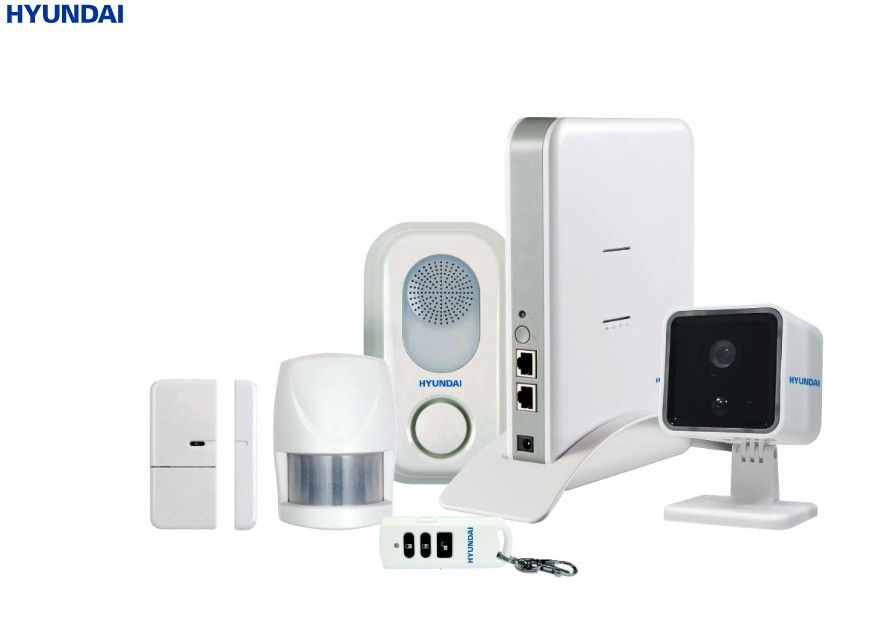 Kit de Alarma Hyundai SmartHome con Cámara y Control desde Móvil