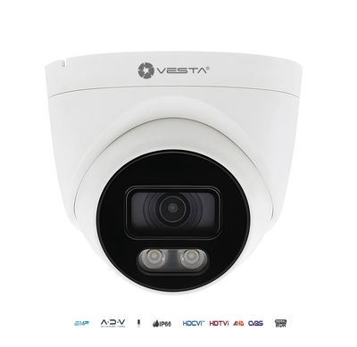 Cámara Domo CCTV VESTA 2MP Interior/Exterior con Micrófono | Envío Gratis