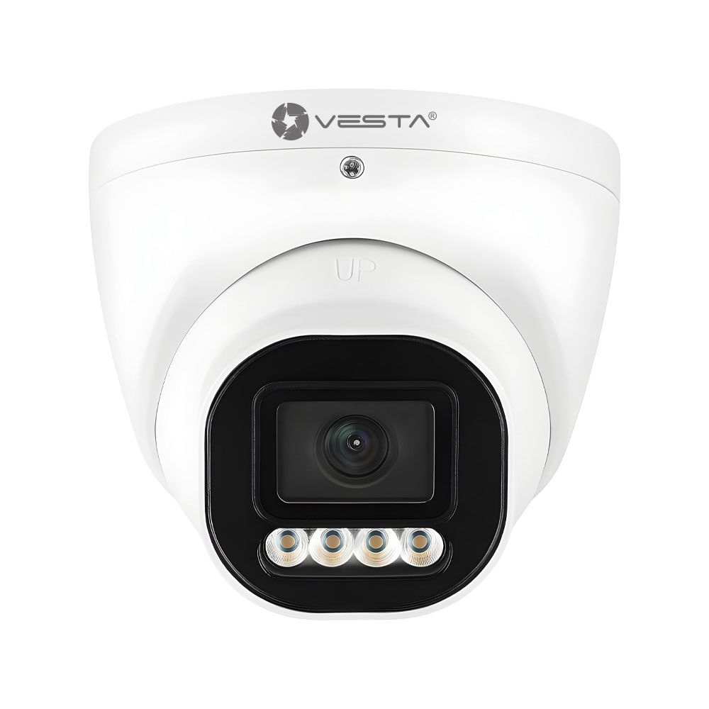 Cámara Domo CCTV VESTA 5MP Interior/Exterior Visión nocturna 25 metros  con Micrófono integrado | Envío Gratis