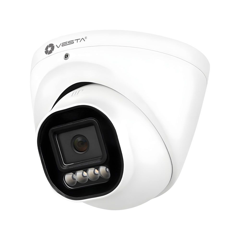 Cámara Domo CCTV VESTA 5MP Interior/Exterior Visión nocturna 25 metros  con Micrófono integrado | Envío Gratis