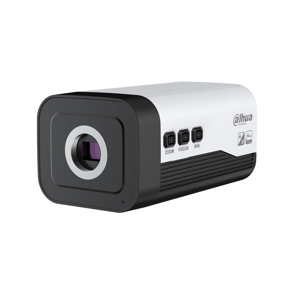 Cámara box IP Dahua WizMind 5 de 4MP con montura C/CS y WDR 140 dB