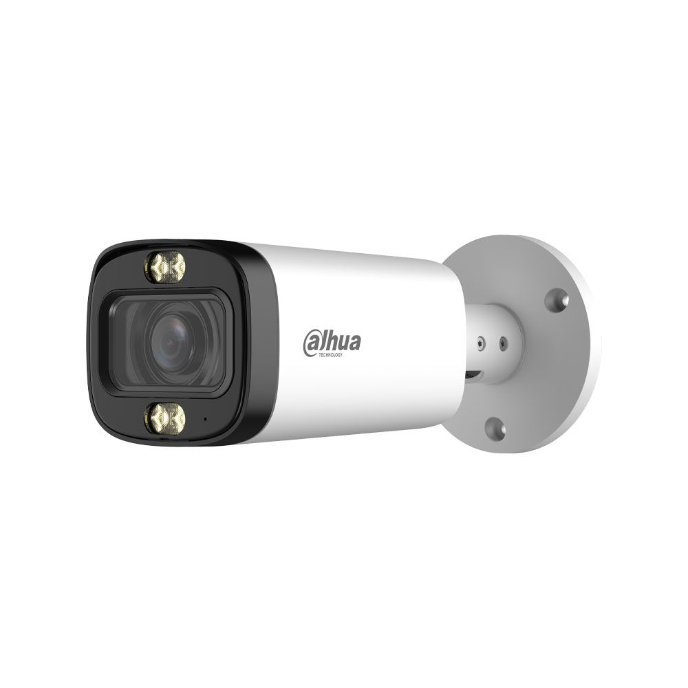 Cámara 4 en 1 Dahua Lite de 8MP con Smart Dual Light, micrófono y óptica motorizada para exterior