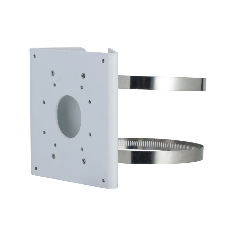 Soporte de montaje en poste Dahua anticorrosión de aluminio para cámaras compatibles