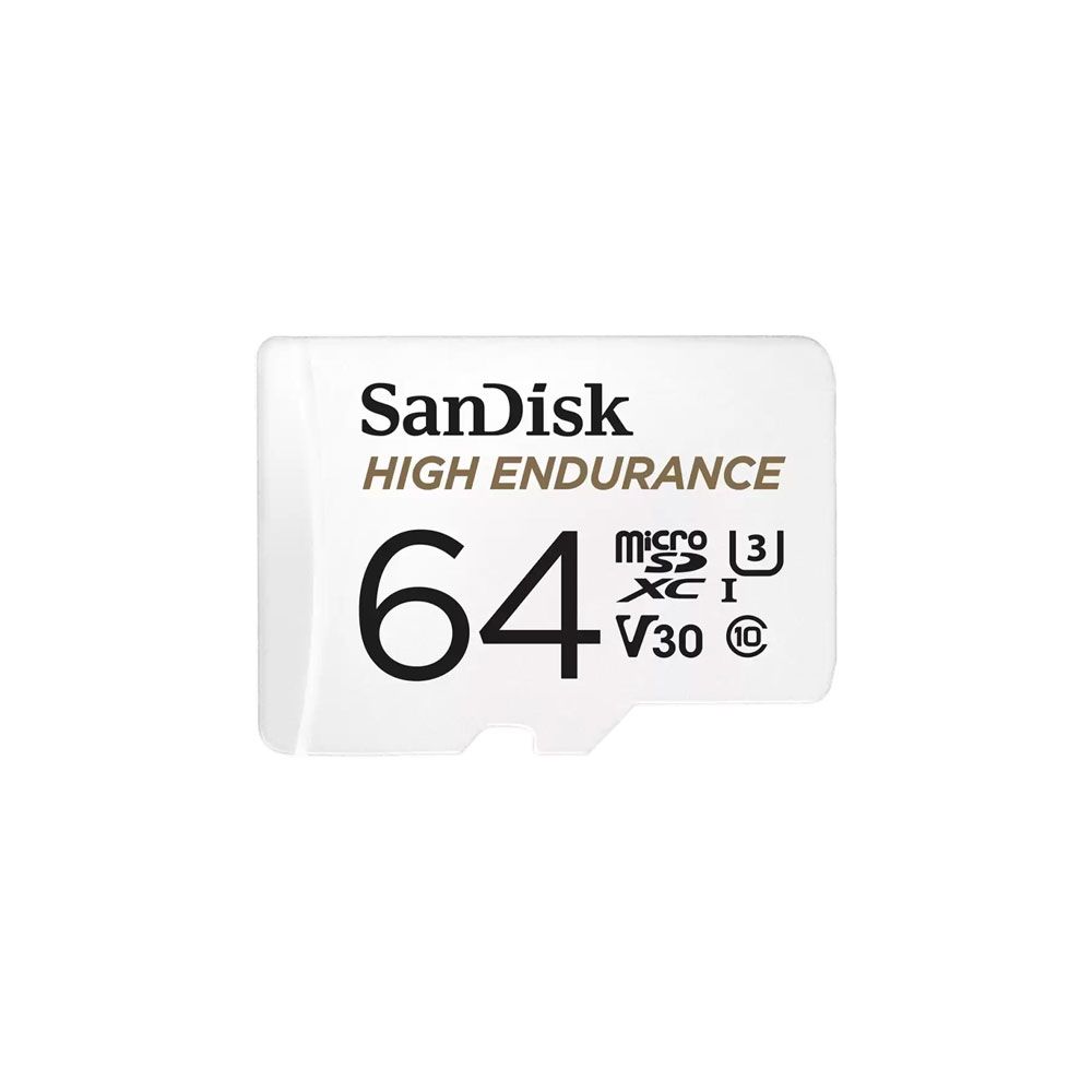 Tarjeta microSDXC UHS-I SanDisk High Endurance de 64 GB para vídeo Full HD y 4K