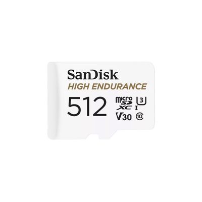 Tarjeta microSDXC UHS-I SanDisk High Endurance de 512GB para vídeo Full HD y 4K
