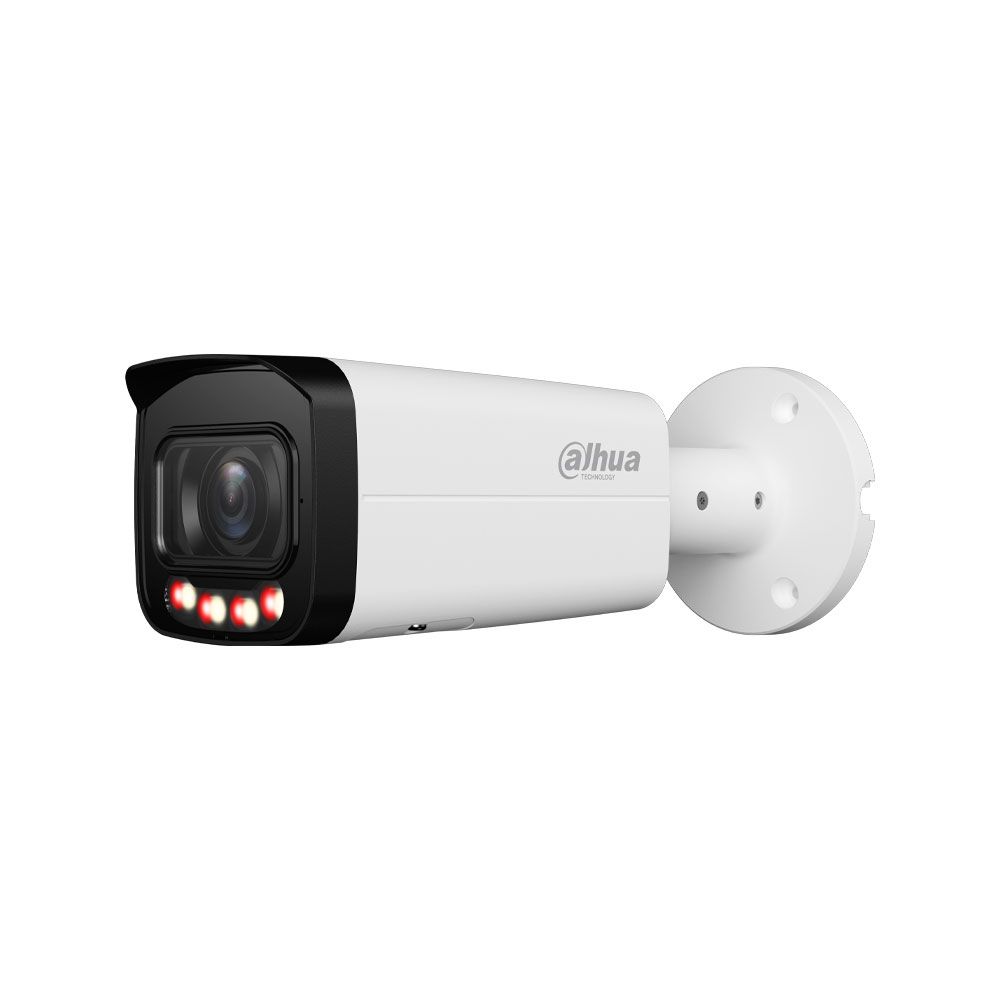 Cámara de Vigilancia IP DH WizSense 2 de 2MP con Smart Dual Light, SMD Plus y óptica motorizada para exterior