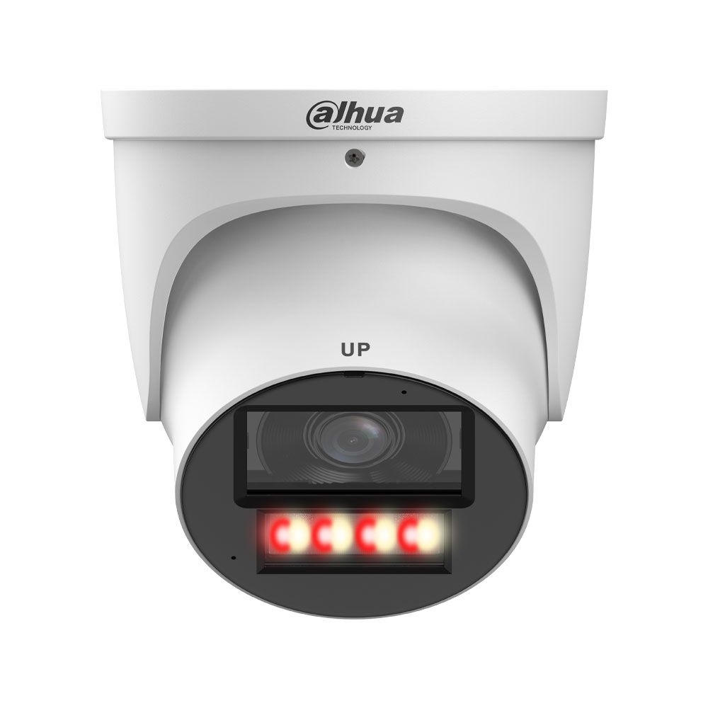Domo IP Dahua WizMind 5 de 4MP con WizColor y óptica fija para exterior