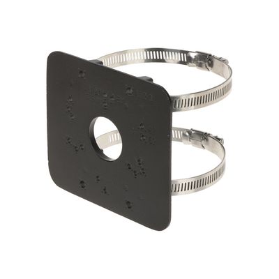 Soporte de poste DH con acabado negro Universal