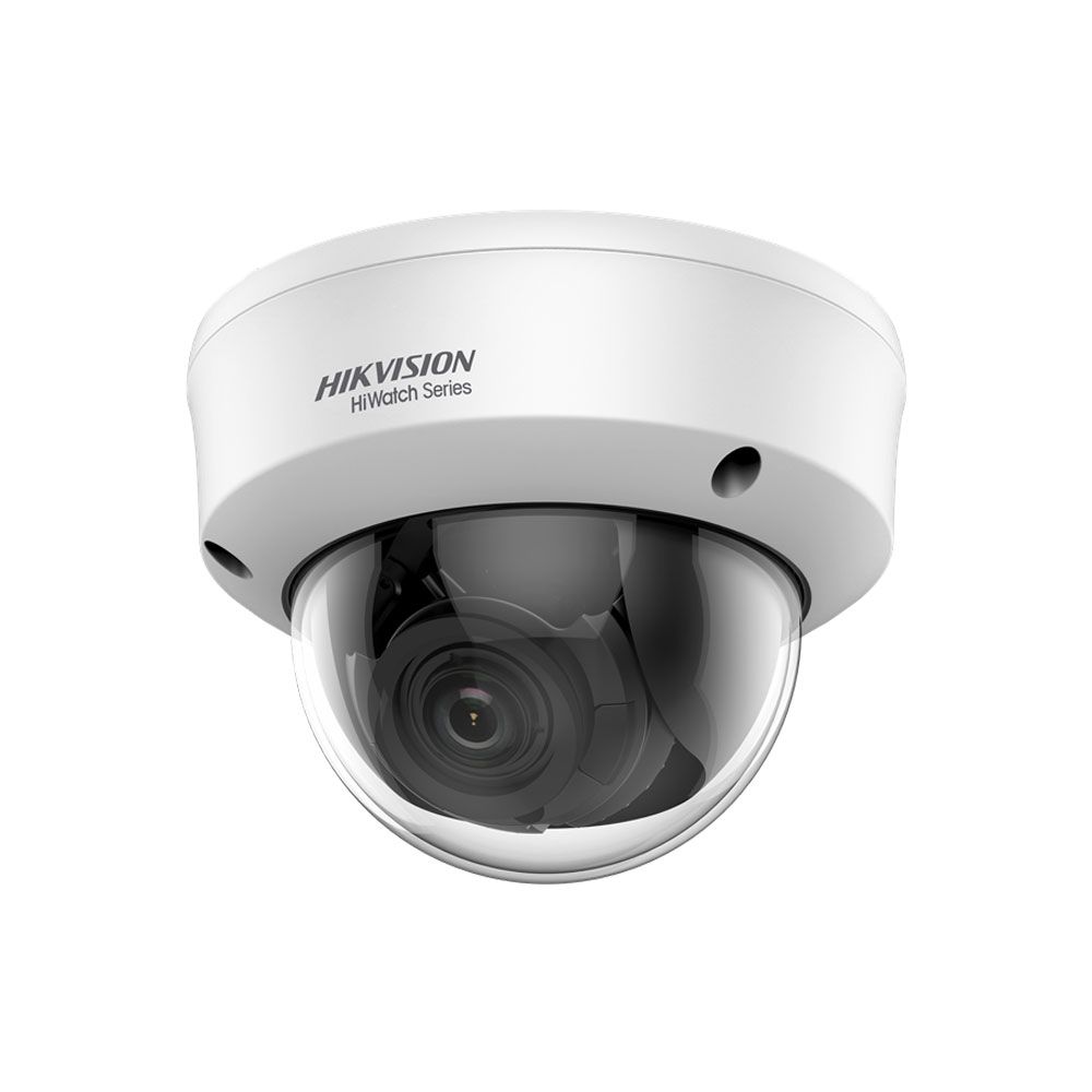 Domo fijo 4 en 1 Serie HiWatchT de HIKVISION® con iluminación Smart IR de 40 m, antivandálico para exterior