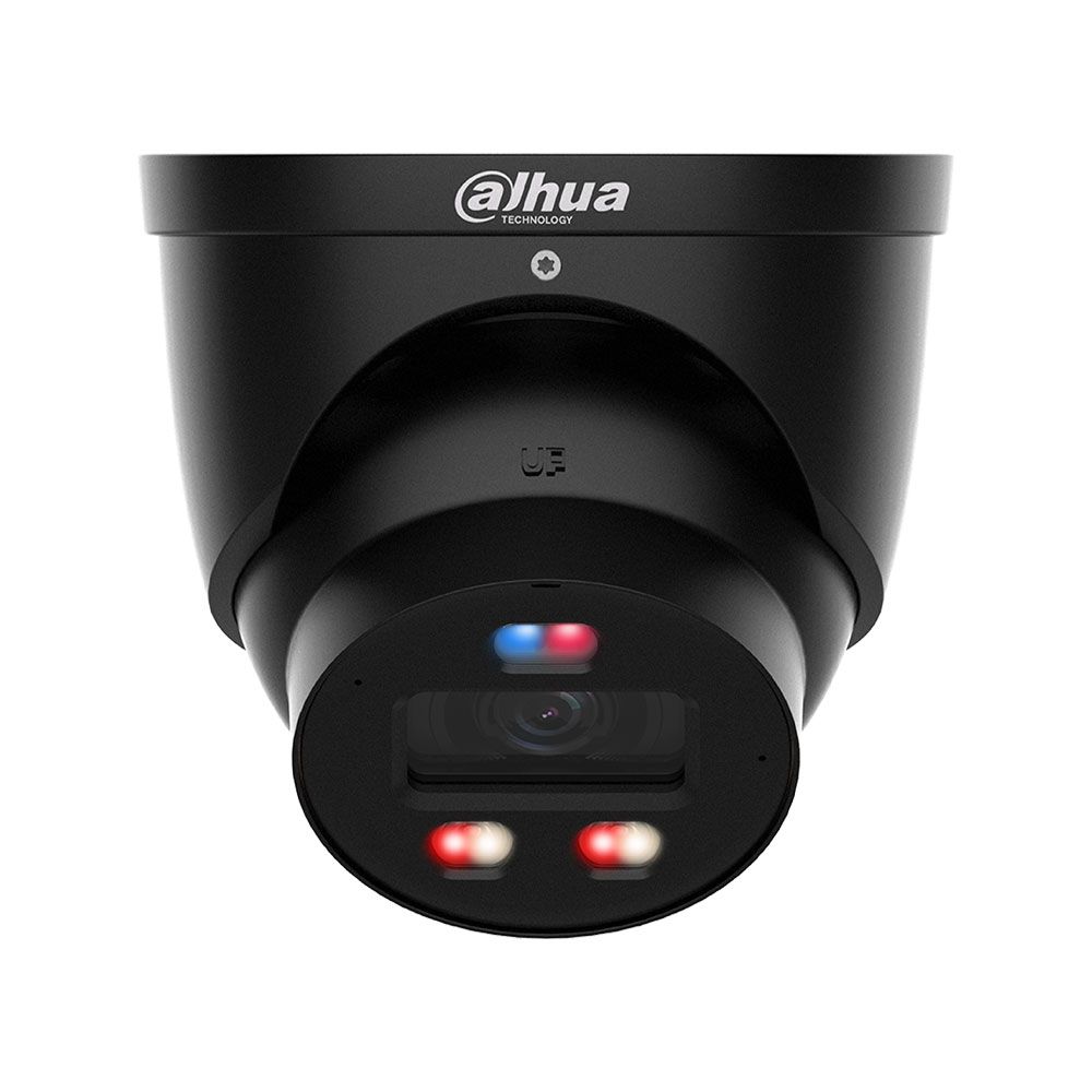Domo IP Dahua WizSense 3 de 8MP con TiOC PRO y óptica fija para exterior en negro