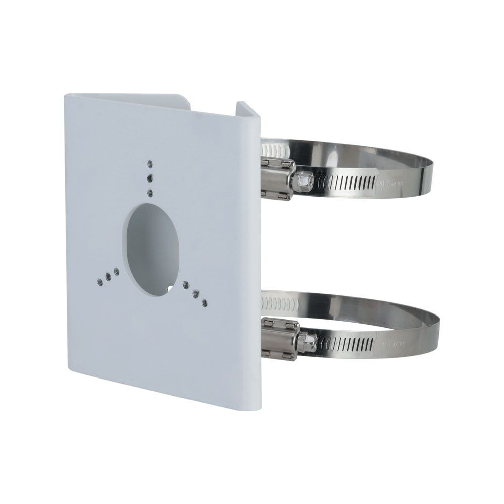 Soporte de montaje en poste Dahua anticorrosión de aluminio para cámaras compatibles