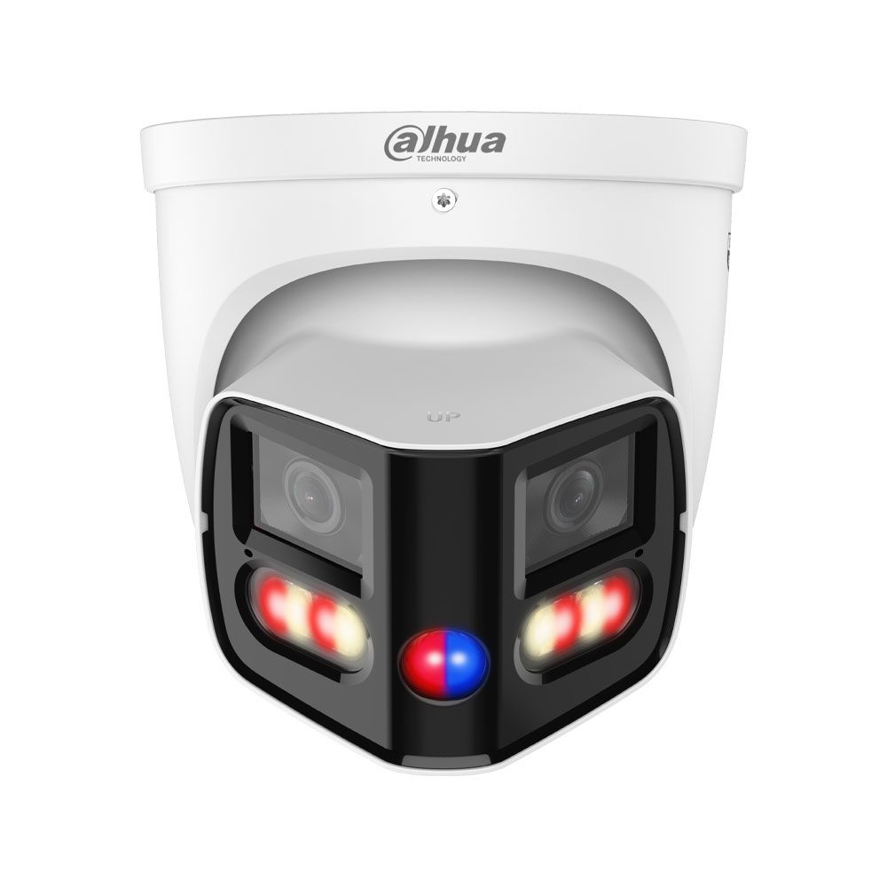 Domo IP Dahua WizSense 3 anticorrosión de 8MP 180° con TiOC y Duo Splicing