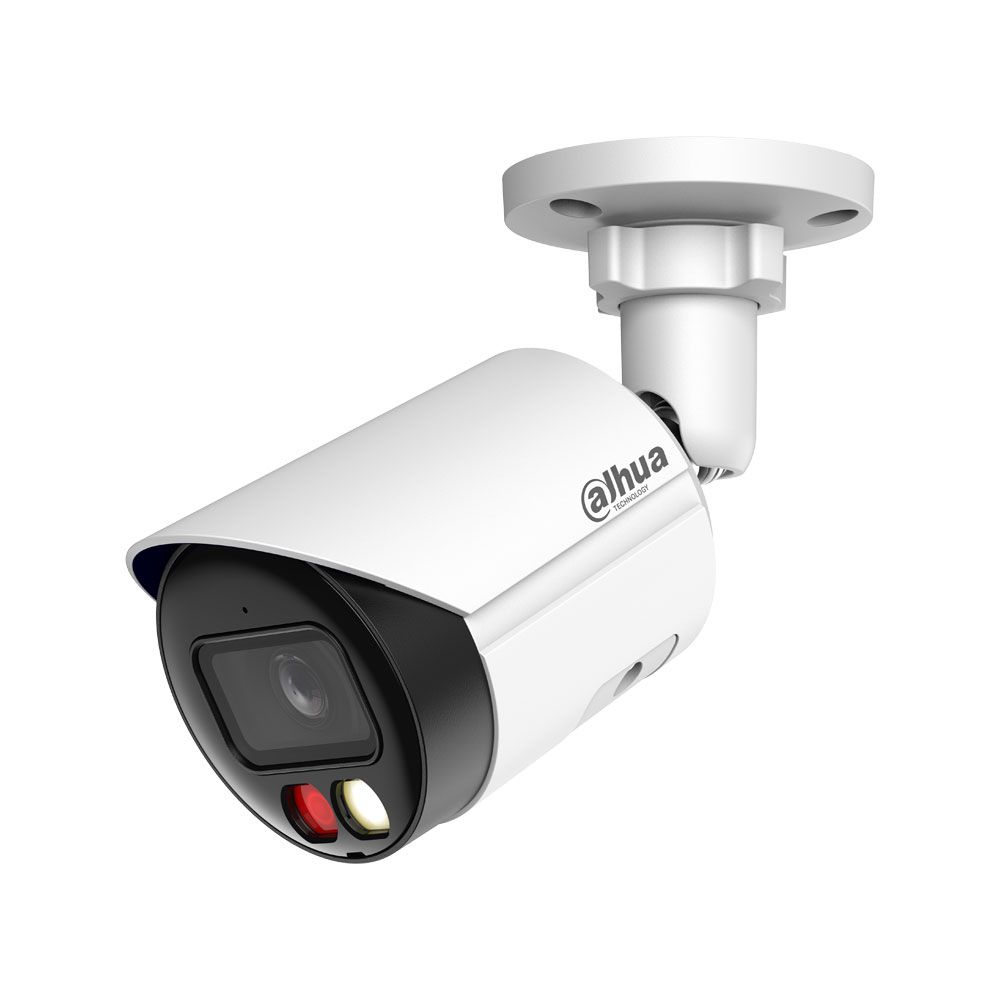 Cámara IP Dahua WizSense 2 de 2MP con Smart Dual Light, SMD Plus y óptica fija de 2,8 mm para exterior