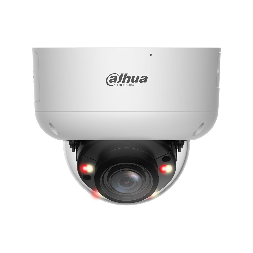 Minidomo IP Dahua WizMind 5 de 4MP con WizColor, Smart Dual Light, AcuPick y disuasión activa