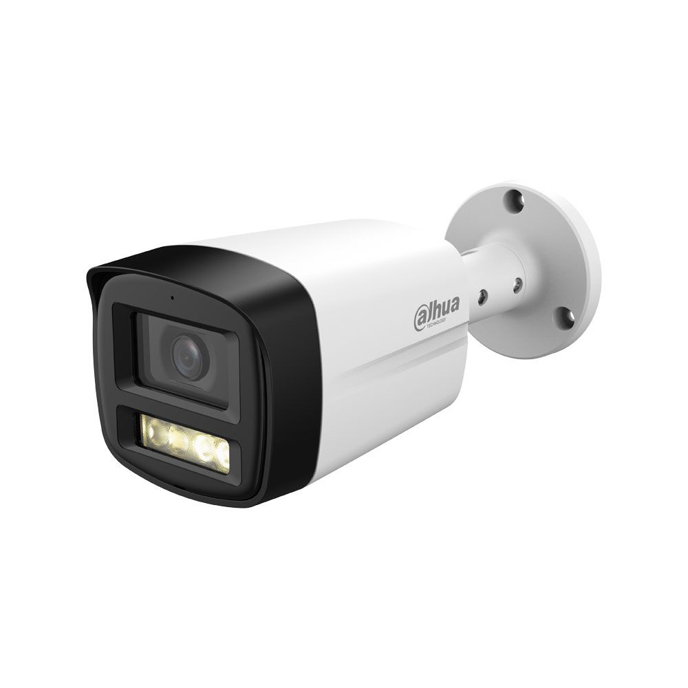 Cámara bullet 4 en 1 Dahua Lite de 5MP con Smart Dual Light, Starlight y audio