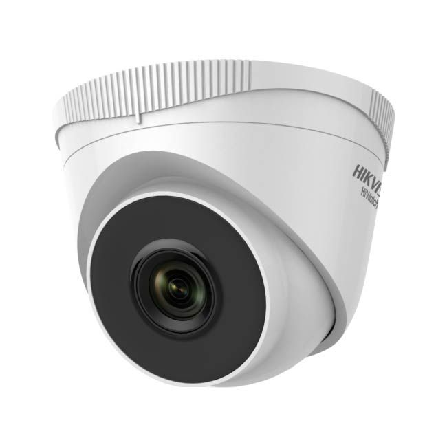 Domo fijo IP Serie HiWatchT de HIKVISION® de 2MP con iluminación infrarroja 30m apto para exterior