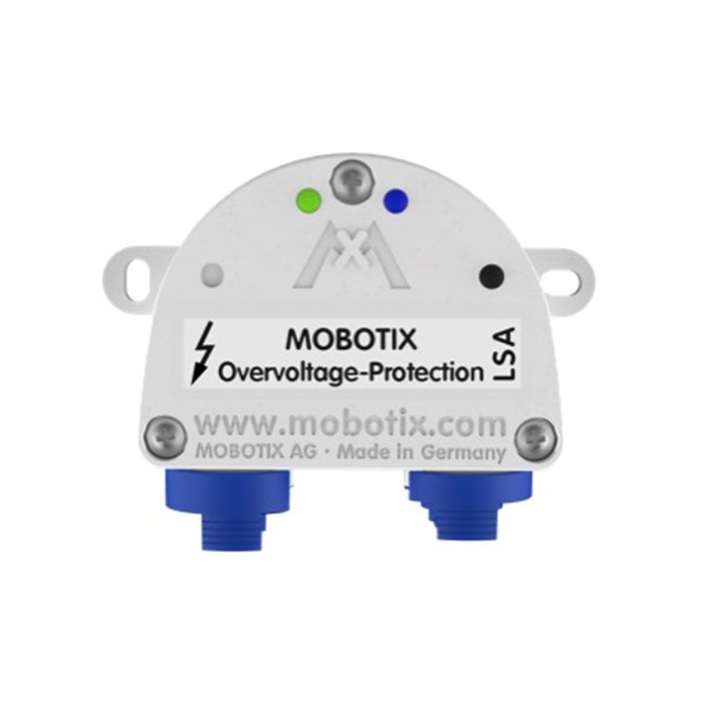 Caja de protección contra sobretensiones PoE para cámaras IP MOBOTIX