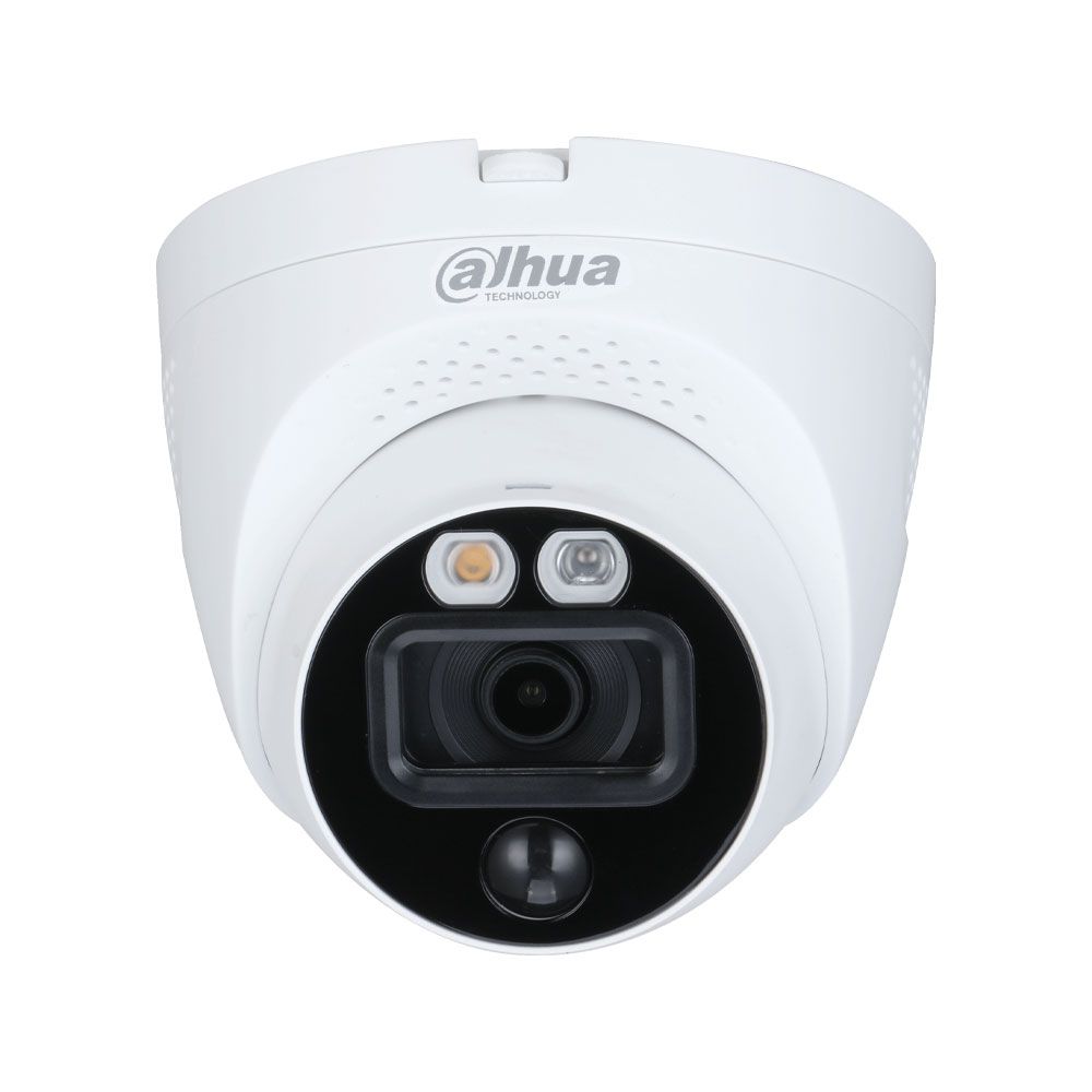 Domo 4 en 1 Dahua Active Deterrence de 5MP con PIR y óptica fija de 2,8 mm