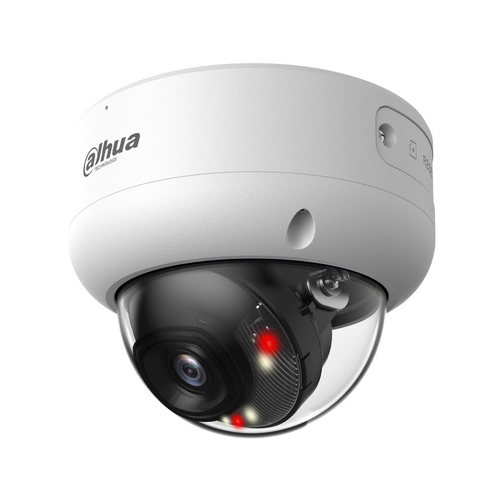 Cámara Domo IP de 6MP para exterior con Smart Dual Light Serie Profesional