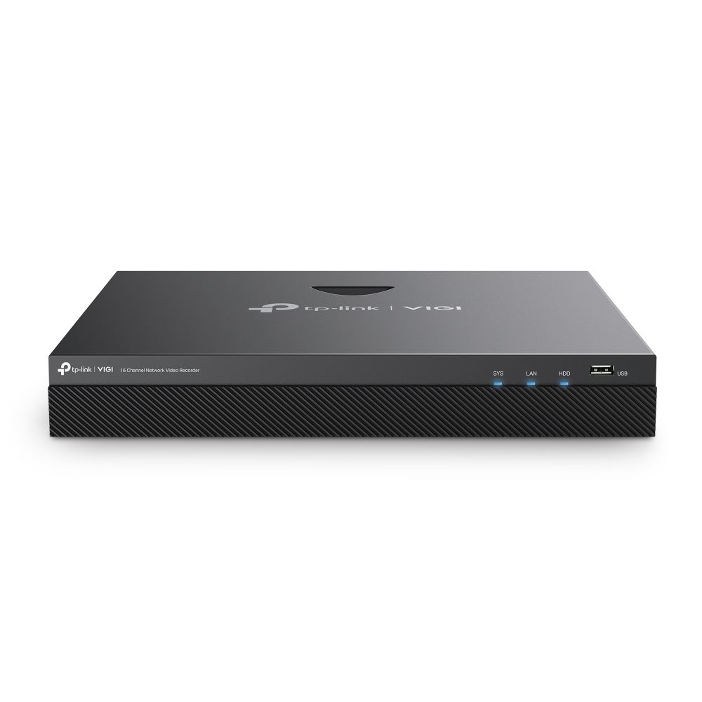 NVR IP 8MP de 16 canales con analítica inteligente