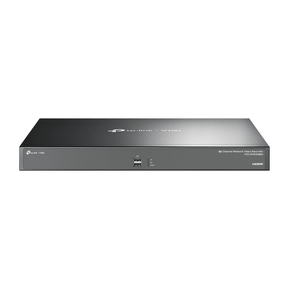 NVR IP 8MP de 64 canales con analítica inteligente