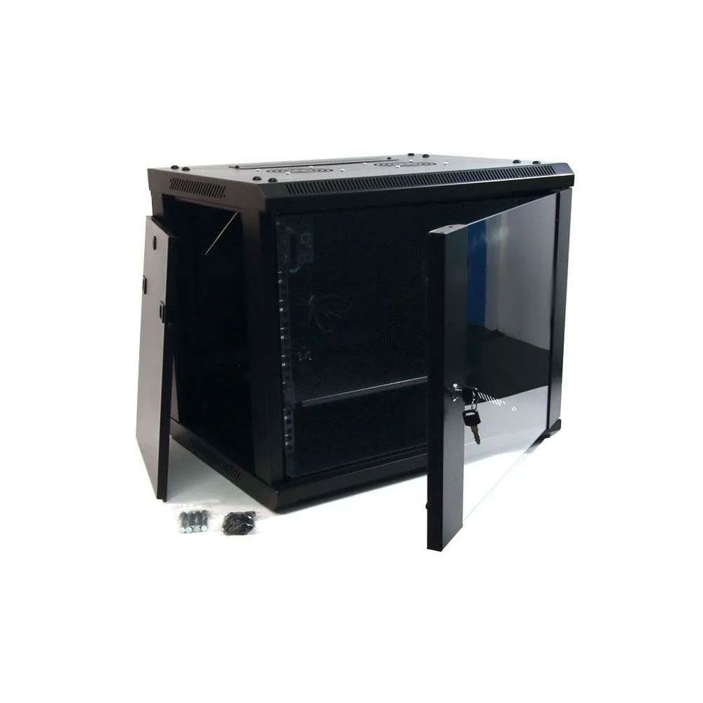 Rack 19" 9U 600x450mm con accesorios