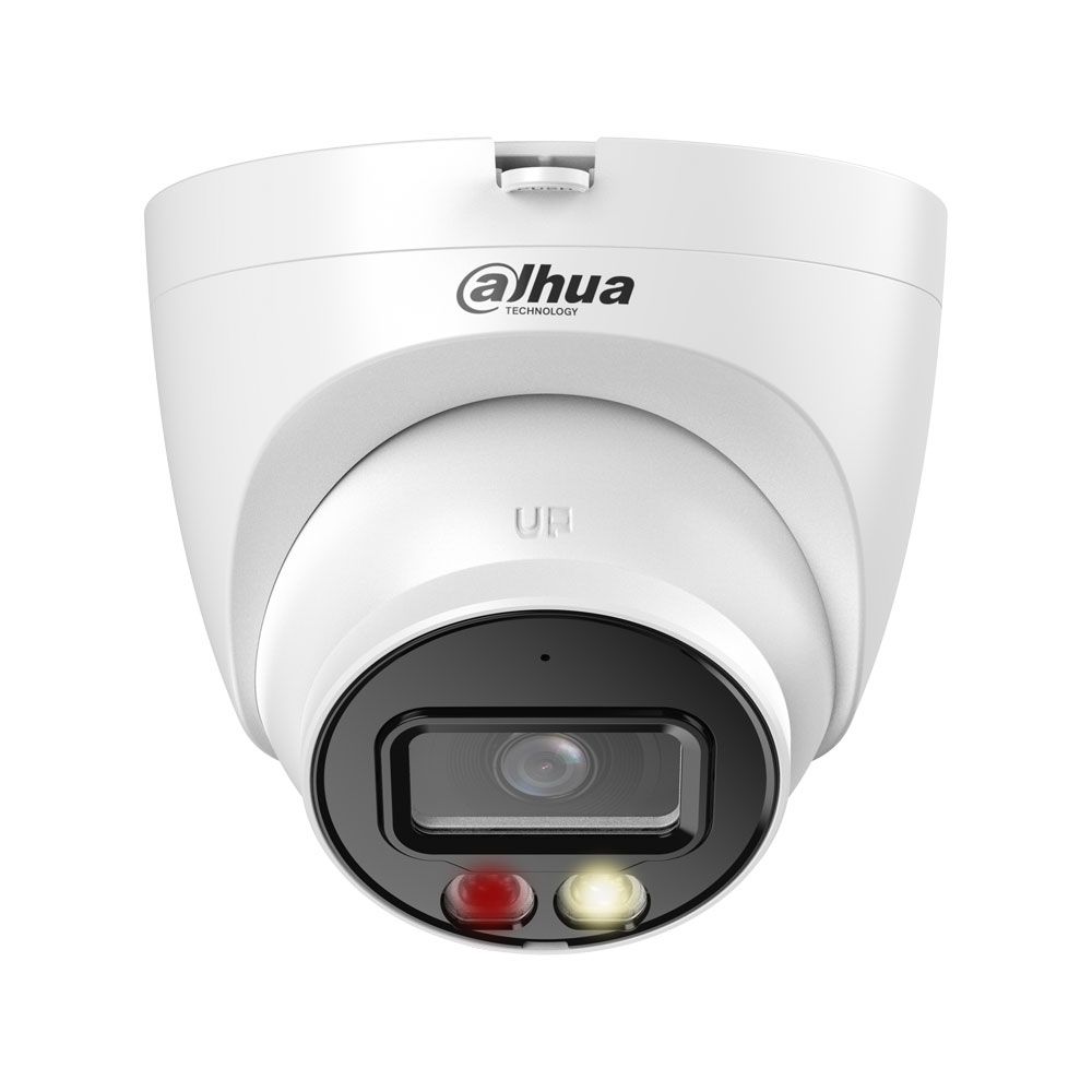 Cámara Domo IP DH WizSense de 4MP con Smart Dual Light Serie Profesional