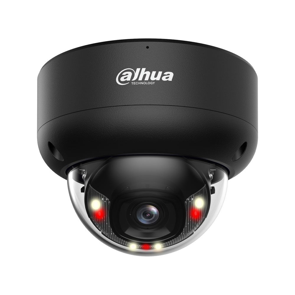 Domo IP Dahua WizSense 3 con Smart Dual Light y óptica fija de 2,8 mm