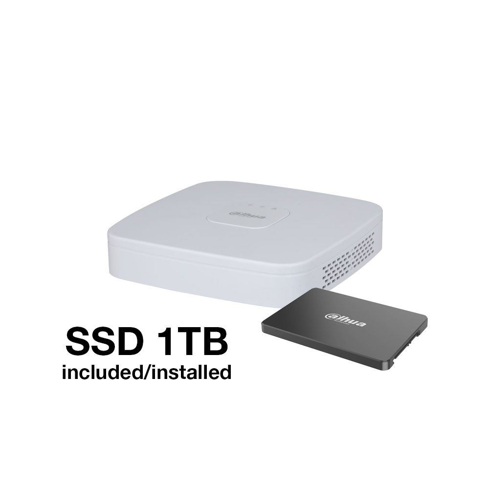 XVR Dahua 5 en 1 de 8 canales 5MP con SSD 1TB