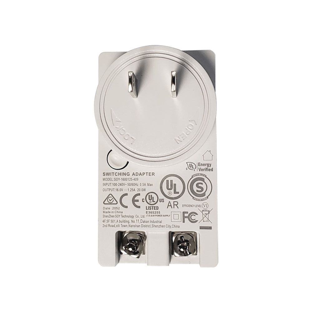 Kit adaptador DC de pared para videotimbre Alarm.com