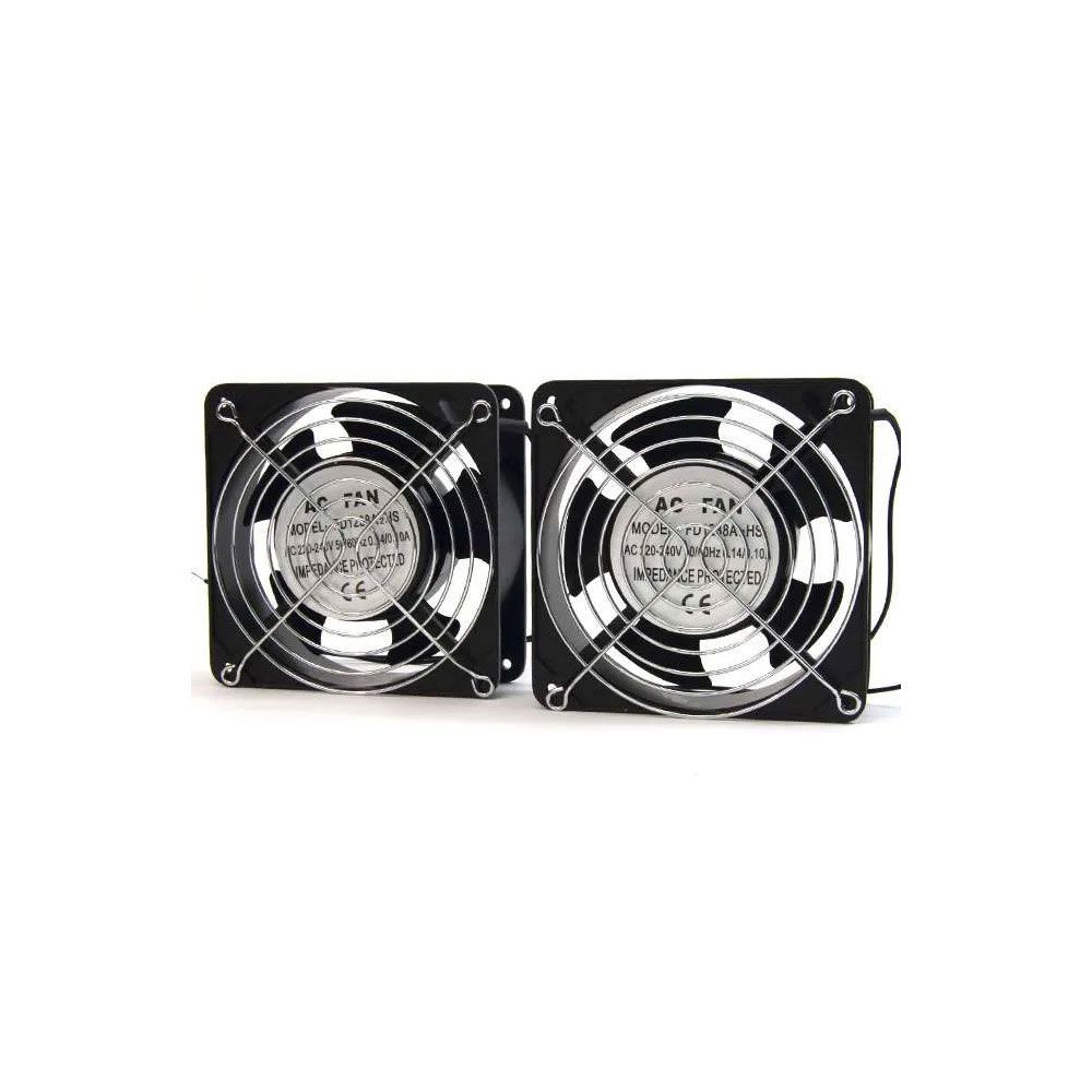 Doble ventilador de 120 mm para armario Rack