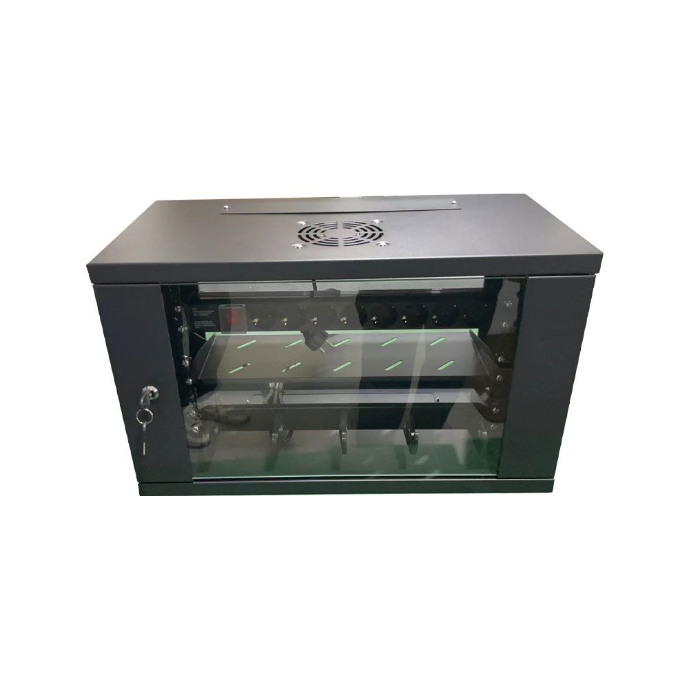 Rack mural 19" 6U 600x300mm con accesorios Universal