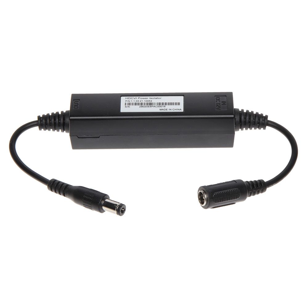 Aislador de alimentación para señal HDCVI a través de coaxial