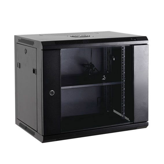 Armario rack 19"-9U para montaje en pared