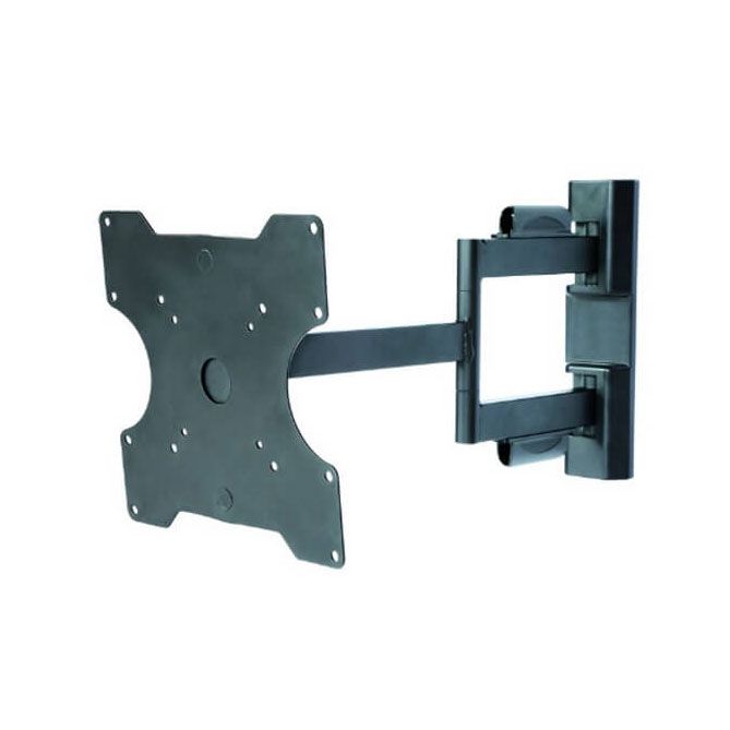 Soporte de pared articulado con dos puntos de giro para pantallas de 19"" a 37"